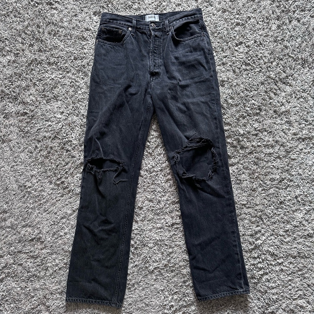 Agolde Lana mid rise vintage straight jeans